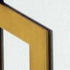 24" X 24" Blue Geometric Mirror Square Hanging Wall Decor