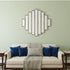 36" X 36" X 2" Silver Rustic Multi Mirrored Wall Sculpture