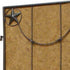 1" x 60" x 72" Brown Metal Lone Star - Screen