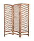 1" x 60" x 69" Natural Rope Wooden Screen