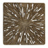 19" X 19" X 2" Brown Square Rotten Wood Wall Decor