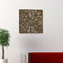 19" X 19" X 2" Brown Square Rotten Wood Wall Decor