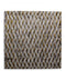 36" X 36" Gold Abstract Wood Hanging Dimensional Sculpture