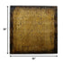 36" X 36" Gold Abstract Wood Hanging Dimensional Sculpture