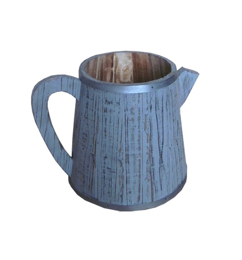 1" x 12" x 7" Brown Wood Garden Pot