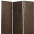 1" x 60" x 72" Brown Faux Leather Screen