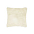 18" Natural Sheepskin Throw Pillow
