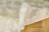 18" Natural Sheepskin Throw Pillow