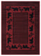 United Weavers Highlands Bear March Red Area Rug