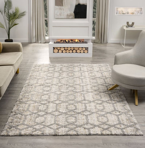 United Weavers Tibet Purang Grey Area Rug