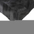18" Black Cowhide Throw Pillow