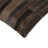 Set of Two 18" Chocolate Cowhide Throw Pillows
