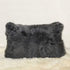 12" X 20" X 5" Gray Sheepskin Pillow 2 Pack