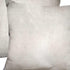 Set of Two Off White Cowhide Throw Pillow