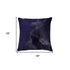 Set of Two 18" Navy Cowhide Throw Pillow