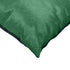 Set of Two 18" Green Cowhide Throw Pillows