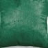 Set of Two 18" Green Cowhide Throw Pillows