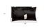 Set of Two 12" X 20" Black and White Cowhide Throw Pillows