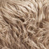 Set of Two 12" X 20" Tan Faux Fur Throw Pillows