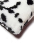 Set of Two 12" X 20" Black and White Throw Pillows