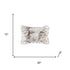 Set of Two 12" X 20" Chocolate Faux Fur Throw Pillow