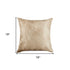 18" Natural Cowhide Throw Pillow