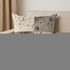 18" White Cowhide Throw Pillow