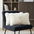 Set of Two 12" X 20" Natural Cowhide Throw Pillow