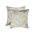 Set of Two Natural Cowhide Throw Pillow