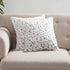 Set of Two 18" Brown and White Faux Fur Throw Pillow