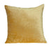 20" Yellow Cotton Blend Throw Pillow