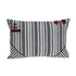 14" X 20" Gray Cotton Throw Pillow