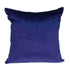 22" Royal Blue Cotton Blend Throw Pillow
