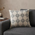 20" X 7" X 20" Transitional Tan & Grey Pillow Cover With Poly Insert