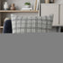 20" X 7" X 20" Transitional Gray Accent Pillow Cover With Poly Insert