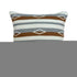 20" Brown Gray And Ivory Southwestern Cotton Throw Pillow
