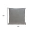 20" X 7" X 20" Elegant Transitional Gray Pillow Cover With Poly Insert