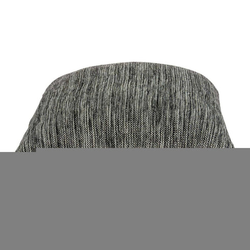 20" Gray Woven Cotton Blend Throw Pillow