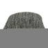 20" Gray Woven Cotton Blend Throw Pillow