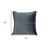 20" X 7" X 20" Transitional Charcoal Solid Quilted Pillow Cover With Poly Insert
