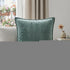 20" X 7" X 20" Transitional Sea Foam Solid Quilted Pillow Cover With Poly Insert