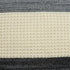 20" X 7" X 20" Transitional Cream And Gray Pillow Cover With Poly Insert