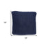 18" X 5" X 18" Transitional Blue Pillow Cover With Poly Insert