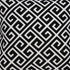 20" X 7" X 20" Cool Transitional Black And White Pillow Cover With Poly Insert