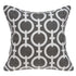 20" X 7" X 20" Transitional Gray And White Accent Pillow Cover With Poly Insert