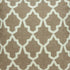 20" X 7" X 20" Transitional Beige And White Pillow Cover With Poly Insert