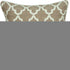 20" X 7" X 20" Transitional Beige And White Pillow Cover With Poly Insert