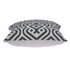 20" X 7" X 20" Gray And White Accent Pillow Cover With Poly Insert