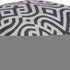 20" X 7" X 20" Gray And White Accent Pillow Cover With Poly Insert