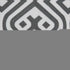 20" X 7" X 20" Gray And White Accent Pillow Cover With Poly Insert